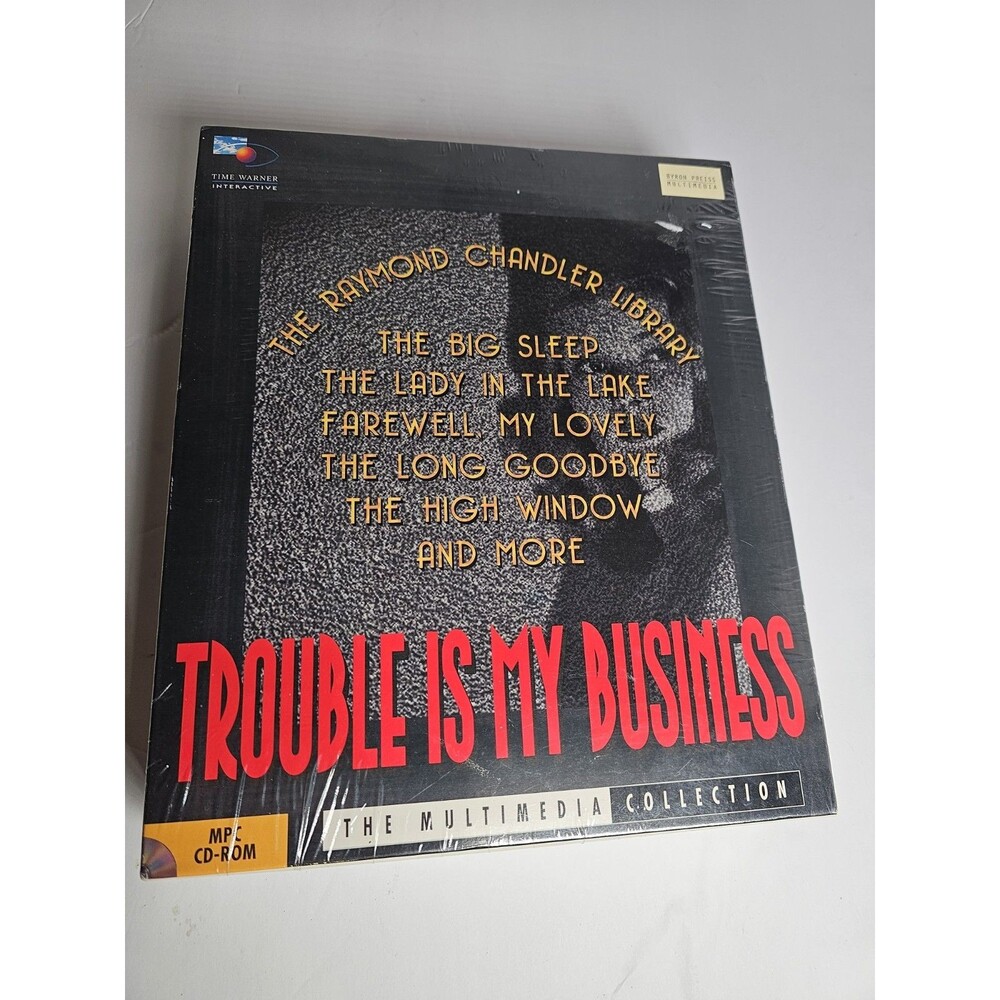 Vintage Raymond Chandler Gaming Pack PC RPG 1994 Trouble Is My Business